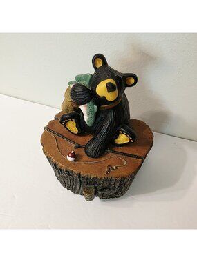 Bearfoots Bears Bounty Box Big Sky Carvers Jeff Fleming Figurine 0701/3360